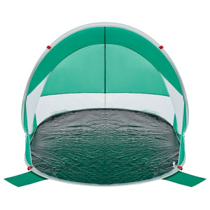 vidaXL Beach Tent Sea Green Pop-up Waterproof