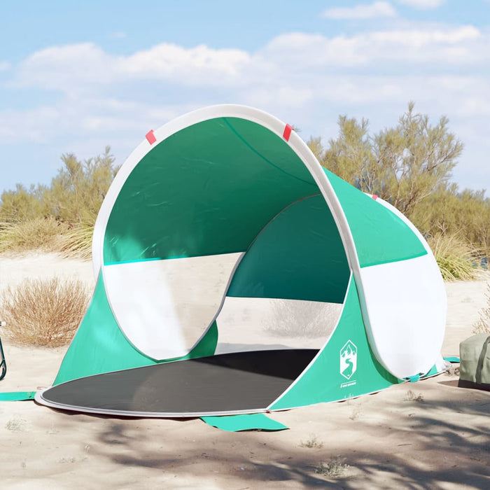 vidaXL Beach Tent Sea Green Pop-up Waterproof