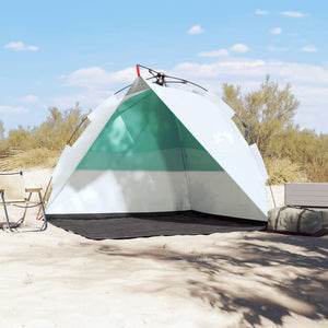 vidaXL Beach Tent Sea Green Quick Release Waterproof