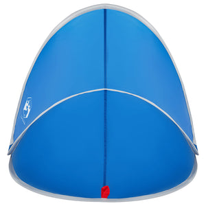 vidaXL Beach Tent Azure Blue Pop-up Waterproof