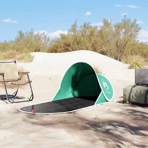 vidaXL Beach Tent Sea Green Pop-up Waterproof