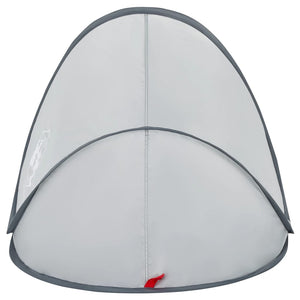 vidaXL Beach Tent Grey Pop-up Waterproof