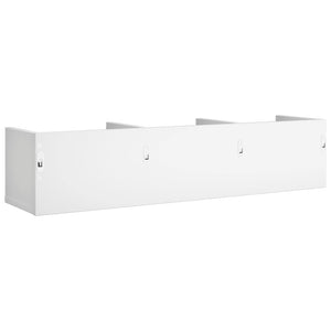 vidaXL Wall Cabinet White 75x18x16.5 cm Engineered Wood