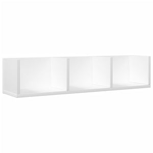 vidaXL Wall Cabinets 2 pcs White 75x18x16.5 cm Engineered Wood