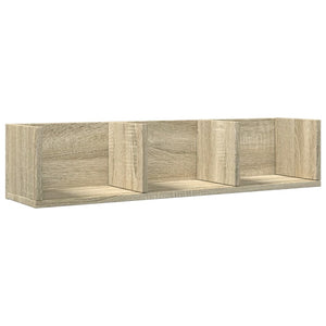 vidaXL Wall Cabinets 2 pcs Sonoma Oak 75x18x16.5 cm Engineered Wood