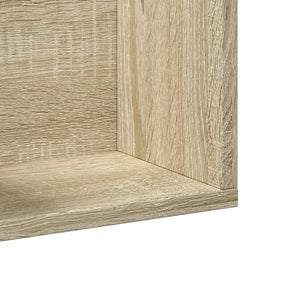 vidaXL Wall Cabinets 2 pcs Sonoma Oak 75x18x16.5 cm Engineered Wood