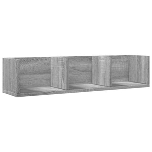 vidaXL Wall Cabinet Grey Sonoma 75x18x16.5 cm Engineered Wood