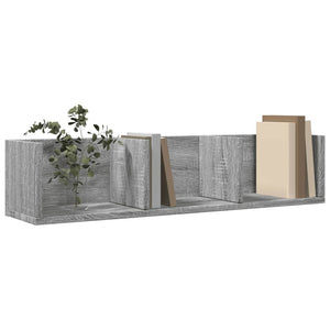 vidaXL Wall Cabinet Grey Sonoma 75x18x16.5 cm Engineered Wood