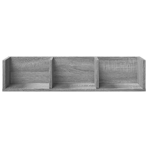 vidaXL Wall Cabinets 2 pcs Grey Sonoma 75x18x16.5 cm Engineered Wood