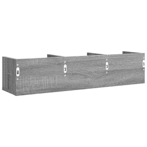 vidaXL Wall Cabinets 2 pcs Grey Sonoma 75x18x16.5 cm Engineered Wood