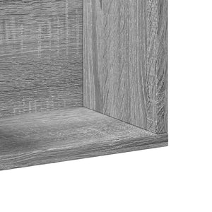 vidaXL Wall Cabinets 2 pcs Grey Sonoma 75x18x16.5 cm Engineered Wood