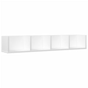 vidaXL Wall Cabinets 2 pcs White 99x18x16.5 cm Engineered Wood