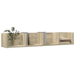 vidaXL Wall Cabinet Sonoma Oak 99x18x16.5 cm Engineered Wood