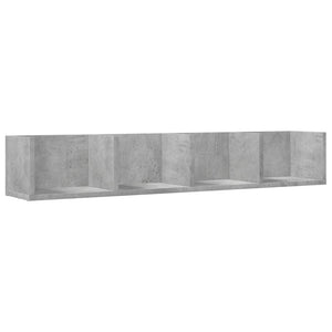 vidaXL Wall Cabinet Concrete Grey 99x18x16.5 cm Engineered Wood