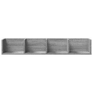 vidaXL Wall Cabinets 2 pcs Grey Sonoma 99x18x16.5 cm Engineered Wood