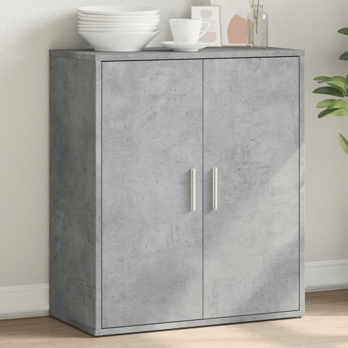 vidaXL Sideboard Concrete Grey 60x31x70 cm Engineered Wood