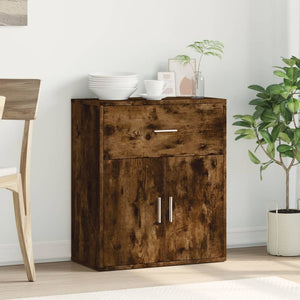 vidaXL Sideboard Smoked Oak 60x31x70 cm Engineered Wood