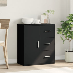 vidaXL Sideboard Black 60x31x70 cm Engineered Wood