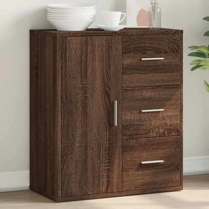 vidaXL Sideboard Brown Oak 60x31x70 cm Engineered Wood