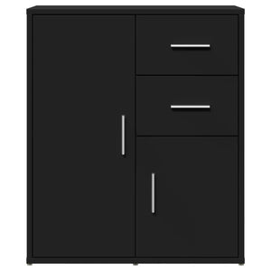 vidaXL Sideboard Black 60x31x70 cm Engineered Wood