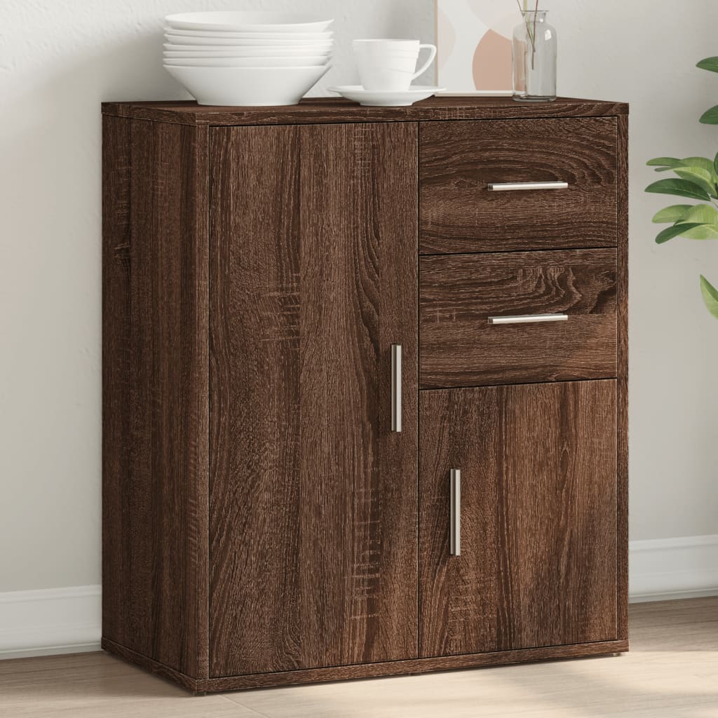 vidaXL Sideboard Brown Oak 60x31x70 cm Engineered Wood