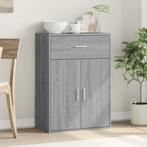 vidaXL Sideboard Grey Sonoma 60x30x84 cm Engineered Wood