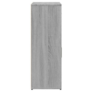 vidaXL Sideboard Grey Sonoma 60x30x84 cm Engineered Wood