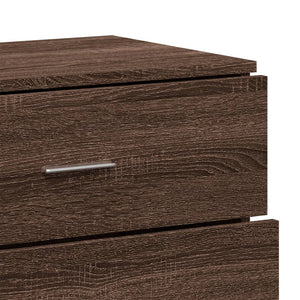 vidaXL Sideboard Brown Oak 60x39x80 cm Engineered Wood