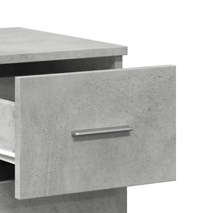 vidaXL Sideboard Concrete Grey 59x39x80 cm Engineered Wood