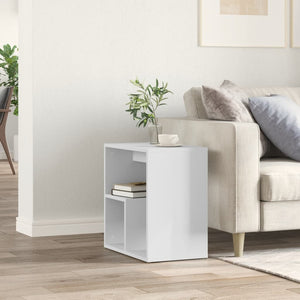 vidaXL Side Table White 50x30x50 cm Engineered Wood