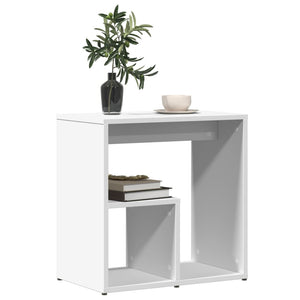 vidaXL Side Table White 50x30x50 cm Engineered Wood