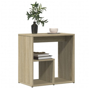 vidaXL Side Table Sonoma Oak 50x30x50 cm Engineered Wood