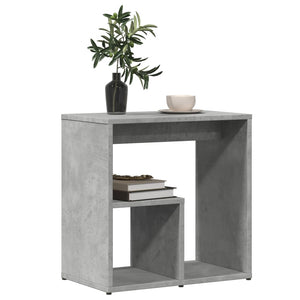 vidaXL Side Table Concrete Grey 50x30x50 cm Engineered Wood