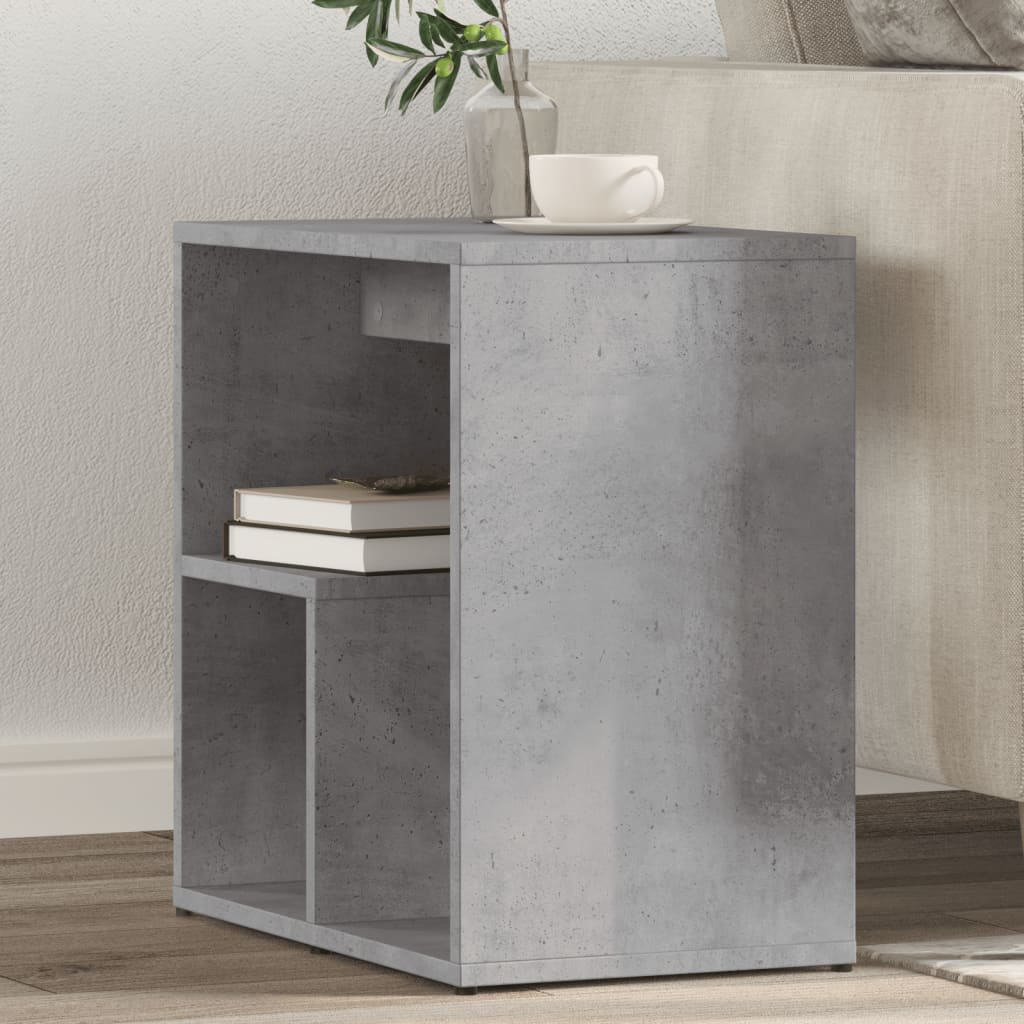 vidaXL Side Table Concrete Grey 50x30x50 cm Engineered Wood