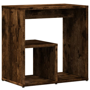 vidaXL Side Tables 2 pcs Smoked Oak 50x30x50 cm Engineered Wood