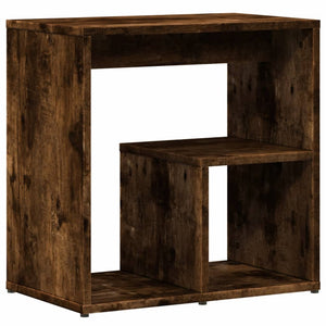 vidaXL Side Tables 2 pcs Smoked Oak 50x30x50 cm Engineered Wood