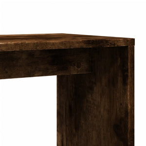 vidaXL Side Tables 2 pcs Smoked Oak 50x30x50 cm Engineered Wood