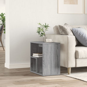 vidaXL Side Table Grey Sonoma 50x30x50 cm Engineered Wood