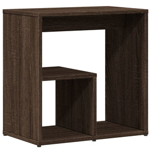 vidaXL Side Table Brown Oak 50x30x50 cm Engineered Wood