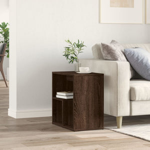 vidaXL Side Table Brown Oak 50x30x50 cm Engineered Wood