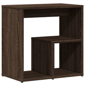 vidaXL Side Table Brown Oak 50x30x50 cm Engineered Wood