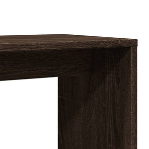 vidaXL Side Table Brown Oak 50x30x50 cm Engineered Wood