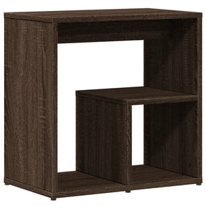 vidaXL Side Tables 2 pcs Brown Oak 50x30x50 cm Engineered Wood