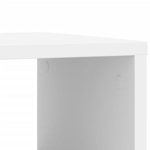 vidaXL Side Table with Wheels White 50x30x55 cm Engineered Wood