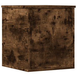 vidaXL Storage Box Smoked Oak 40x42x46 cm Engineered Wood