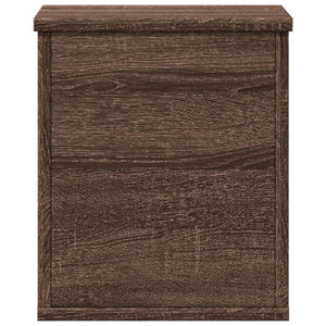 vidaXL Storage Box Brown Oak 30x35x35 cm Engineered Wood