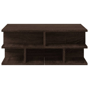 vidaXL Coffee Table Brown Oak 70x70x29 cm Engineered Wood