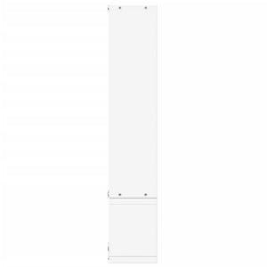 vidaXL Wall Shelf White 96x12x64 cm Engineered Wood