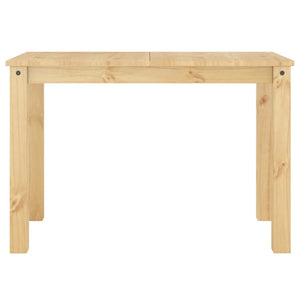 vidaXL Dining Table Panama 117x60x75 cm Solid Wood Pine