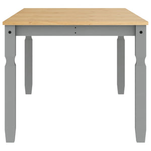 vidaXL Dining Table Corona Grey 180x90x75 cm Solid Wood Pine